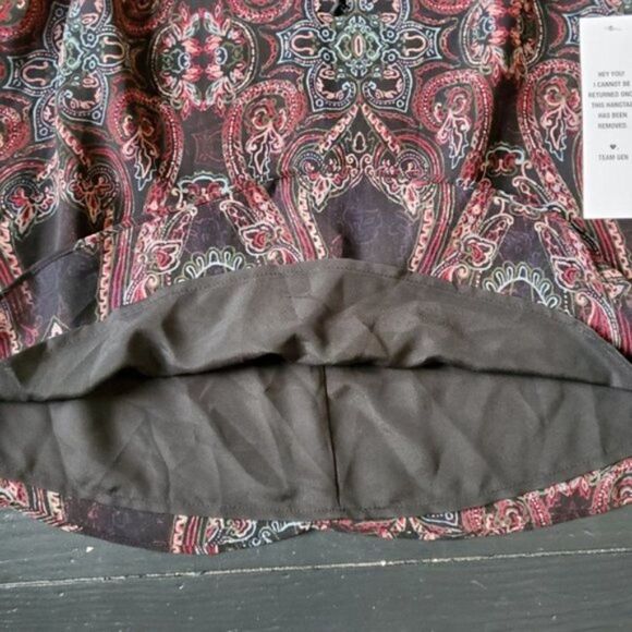 NWT Bcbgeneration Paisley Tunic Blouse - Picture 5 of 8